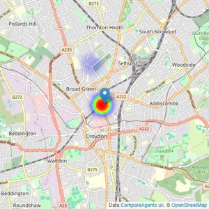 1st Avenue - Surrey listings heatmap