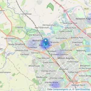 1st Choice Properties - Milton Keynes listings heatmap