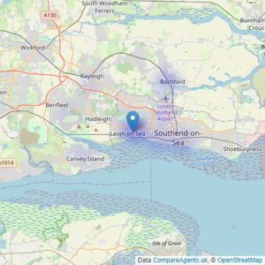 4Sale - Leigh-On-Sea listings heatmap