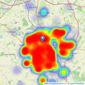 A P Morgan - Redditch listings heatmap