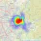 A Wilson Estates - Stalybridge listings heatmap