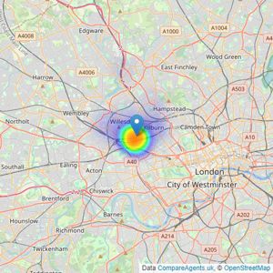 Abacus Estates - Kensal Rise, London listings heatmap