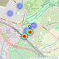 Abbey Estate Agents - Rainham listings heatmap