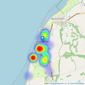 Abbotts - Hunstanton listings heatmap