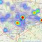 Abbotts - Norwich listings heatmap