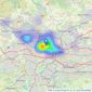 Aberdein Considine - Byres Road listings heatmap