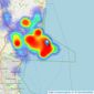 Absolute Sales & Lettings Ltd - Wellswood listings heatmap