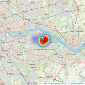 Acorn - Belvedere listings heatmap