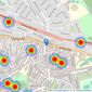 Acorn - Blackfen listings heatmap