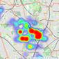 Acorn - Crystal Palace listings heatmap