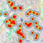 Acorn - Dulwich listings heatmap