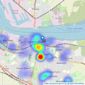 Acorn - Gravesend listings heatmap