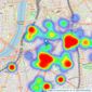 Acorn - Kennington listings heatmap