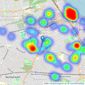 Acorn - Northumberland Heath listings heatmap