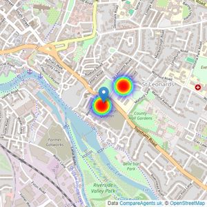 Acorn Property Group listings heatmap