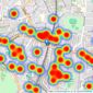 Acorn - Sydenham listings heatmap