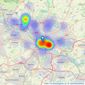 Adair Paxton - Leeds City Centre listings heatmap