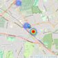 Addison Townsend - East Finchley listings heatmap