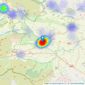 Addisons Chartered Surveyors - Barnard Castle listings heatmap