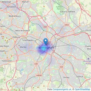 Advanced.co.uk - Birmingham listings heatmap