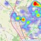 Agent Hybrid - Stevenage listings heatmap