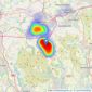 Ainsworth Lord Estates - Darwen listings heatmap