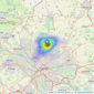 Alan Cooke Estate Agents - Moortown listings heatmap