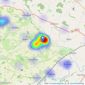 Alasdair Morrison and Partners - Southwell listings heatmap