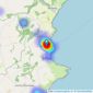 Alastair Shaw Coastal & Countryside Homes - Mevagissey listings heatmap