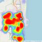 Aldreds - Gorleston on Sea listings heatmap