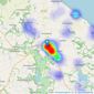 Aldreds - Stalham listings heatmap