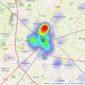 Alexander & Co - Bicester listings heatmap