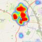 Alexander & Co - Brackley listings heatmap