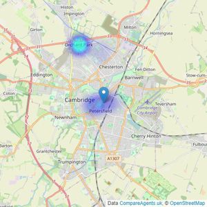 Alexander Greens - Cambridge listings heatmap