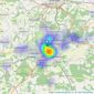 Alexandre Boyes - Tunbridge Wells listings heatmap