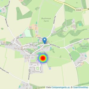 Alfred Homes Ltd listings heatmap