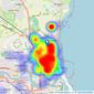 Alfred Pallas - Fulwell listings heatmap