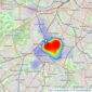 All in the postcode...SW19.com - Wimbledon listings heatmap