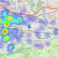 Allen & Harris - Burnside Glasgow listings heatmap