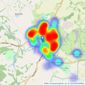 Allen & Harris - Calne listings heatmap