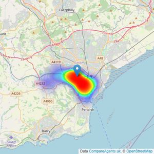 Allen & Harris - Canton listings heatmap