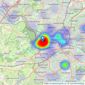 Allen & Harris - Clifton listings heatmap