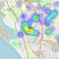 Allen & Harris - Irvine listings heatmap