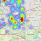 Allen & Harris - Swindon listings heatmap