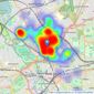 Allen Davies & Co - Leyton listings heatmap