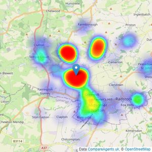 Allen Residential - Paulton listings heatmap