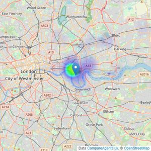 Alliance London - London listings heatmap