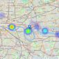 Allie Home - London listings heatmap