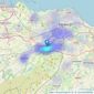 Allingham & Co - Edinburgh listings heatmap