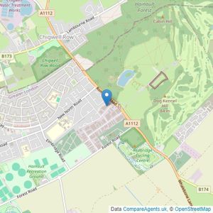 Ambassador Property Services - Hainault listings heatmap